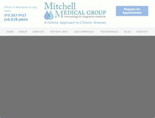 Tablet Screenshot of mitchellmedicalgroup.com